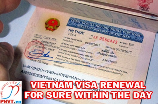 vietnam visa renewal for sure within the day
