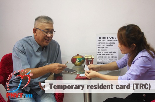 Vietnam temporary residence card for foreigners