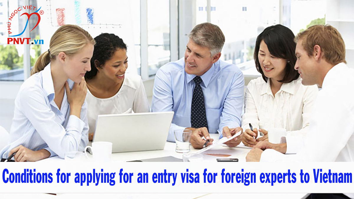 apply for an entry visa for foreign experts to vietnam