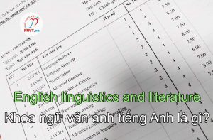 Khoa ngữ văn anh tiếng Anh là gì