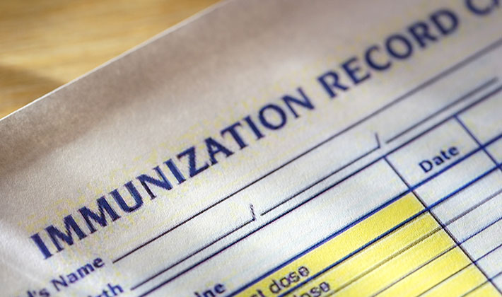 Mẫu hồ sơ tiêm chủng (immunization records)