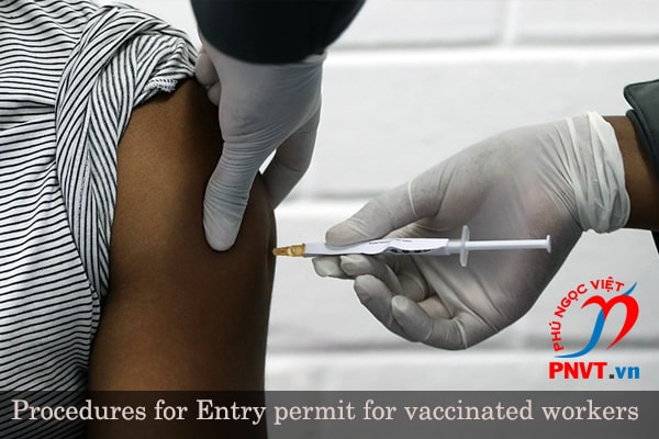 Entry procedure for foreigners who have been vaccinated